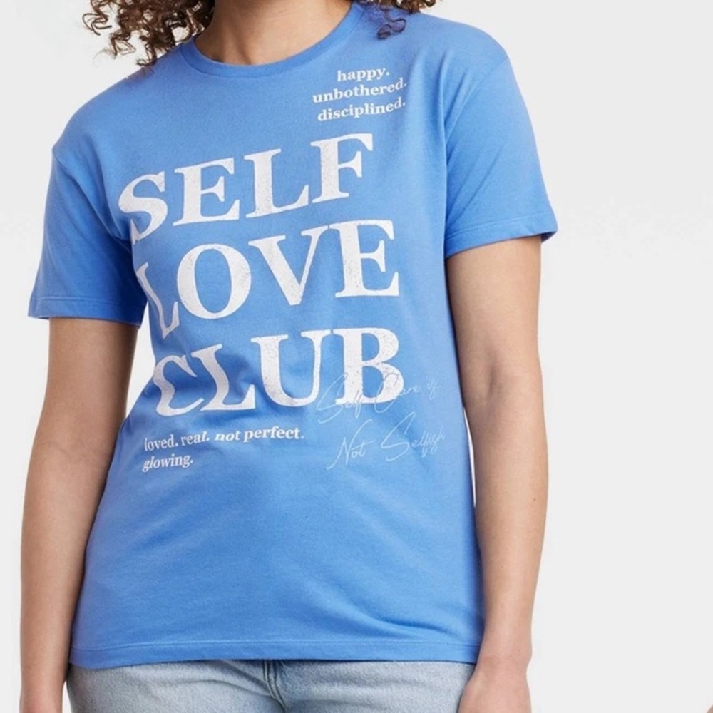 Grayson Threads Light Blue Self Love Club Tee
